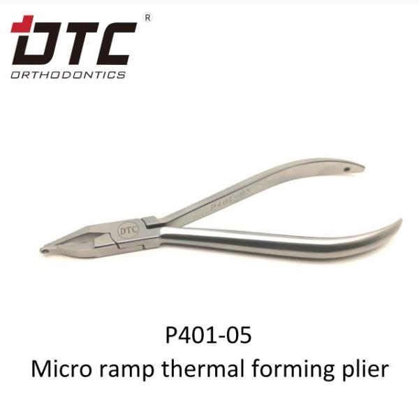 Stainless Steel DTC Orthodontic Dental Micro ramp thermal forming Clear Aligner pliers