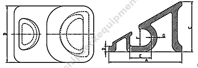 6-Inch Polished Stainless Steel Fixed Towing Chock for Inland Barges and Workboats