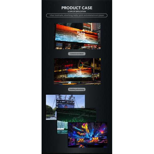 Наружный экран Рекламного светодиодного дисплея P5.92 Наружные светодиодные знаковые модули для торговых центров размером 320*320