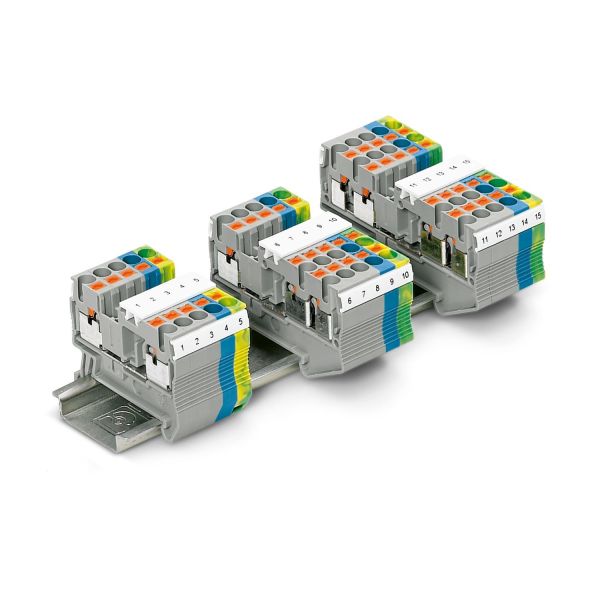 3208747 Blue Phoenix Contact Original Terminal Relay PT 10-TWIN BU - Feed-through terminal block