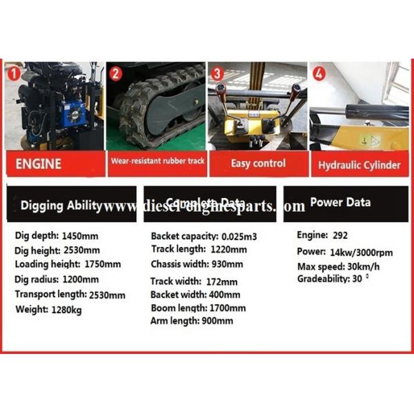 1.3ton Mini Excavator Machine FM13 Electric Mini Excavator For Farm