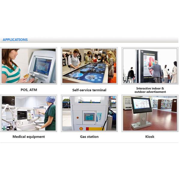 Compatible Touch Screen Display Panel , 19 Inch Large Capacitive Touch Screen