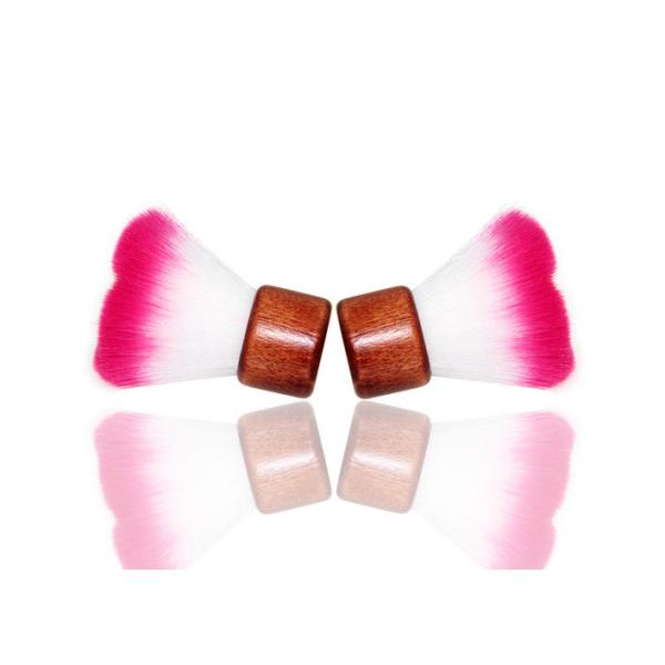 Foundation Kabuki Makeup Brush Pink Flower Synthetic Hair Makeup Brushes