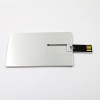 O flash do UDP da movimentação 16GB 32GB do Usb do cartão de crédito do metal 2,0 lasca a memória completa