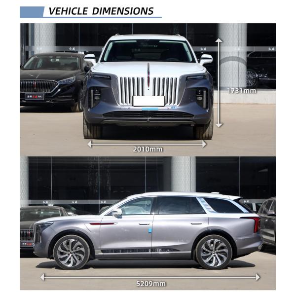 New energy car Spot China luxury executive grade pure electric SUV Hong qi E-HS9 made in China electric Car