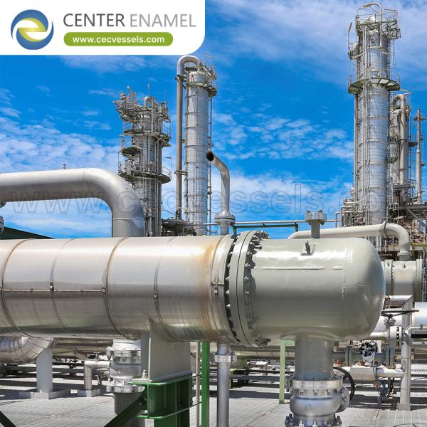 High Temperature Resistant Agitator Reactor Glass Fused Steel Lining for Latex Production