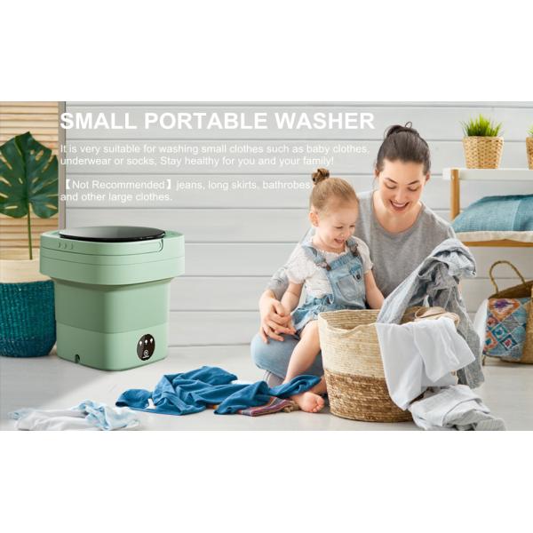 Plastic Tub Fully-automatic Portable Mini Folding Washing Machine for Underwear Socks