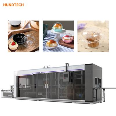 Máquina thermoforming biodegradável da máquina descartável automática da cartonagem