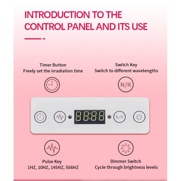 Panneau de luminothérapie rouge portable 360W 660nm 850nm pour usage domestique