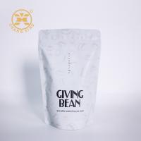 Impressão colorida 4 oz sacos de embalagem de café de pé com fecho para chá grão de café