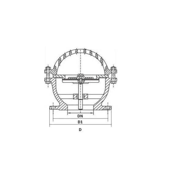 Отливные железо водонагреватель клапан ноги с нержавеющей стали 304 Mush PN10 PN16 ANSI и поддержка