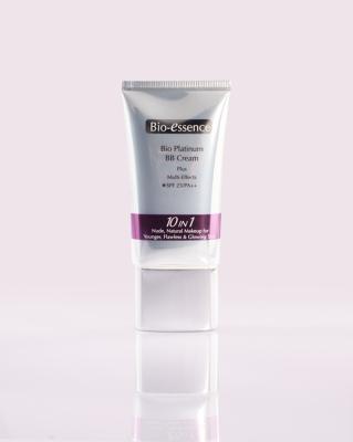 Tube ovale plat stratifié par calorie adapté aux besoins du client d'ABL, tubes crèmes de cosmétiques de BB