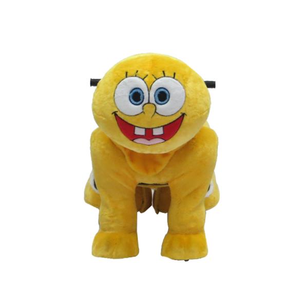 Manufacturers wholesale plush electric toy car / stuffed animal toy car / playground rides