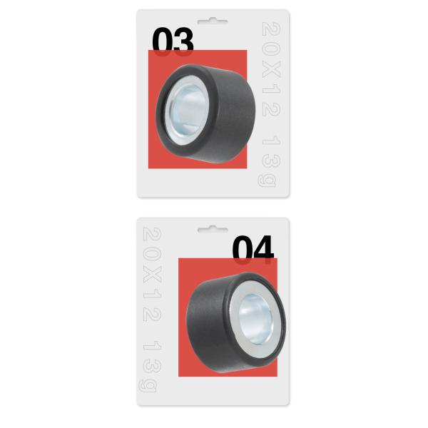 20x12 Black CVT Scooter Parts Variator Pulley Roller Weights for Upgrade Racing Motorcycle