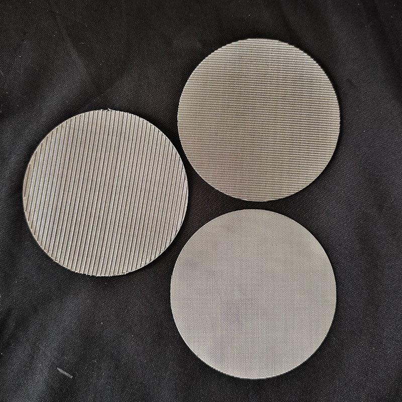 plastic extrusion machine recycling reversed dutch weave Stainless Steel Wire Mesh Disc Automatic hdpe extruder screen filters