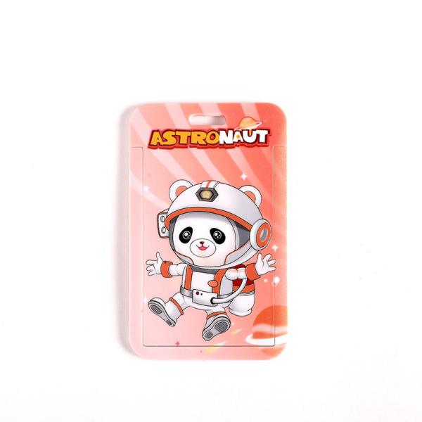 Silicone Card Holder Vertical With Lanyard Neck Strap Heavy Duty ID Card Business Card Offices Supplies