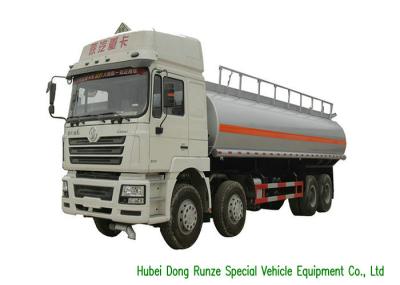 SHACMAN 10 Wheeler Heavy Oil Tanker Truck , Gasoline Delivery Truck 30000 Liters