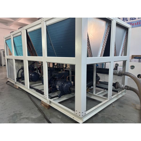 60hz 100HP Air Cooled Screw Type Chiller cooling solution for industrial applications ensuring energy savings and stable operation