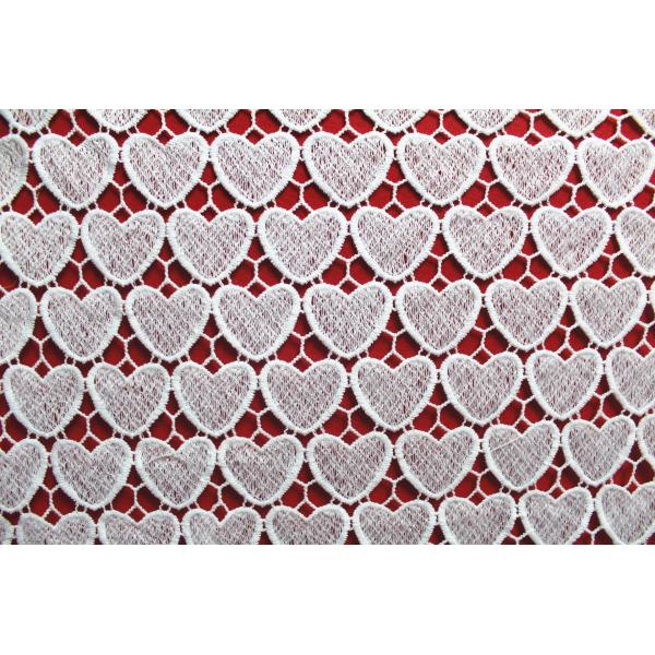 Apparel Accessories Chemical Lace Fabric  Water Soluble Embroidery  lace fabric  in Different  Color