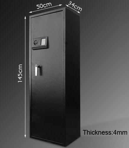 1450 Altura 10 Armas Arma de segurança gabinete Aparência de profundidade 301-400mm Metal cofres para armas