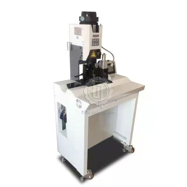 2-12 Pins Wire Terminal Crimping Machine , Flat Cables 2T Rj45 Automatic Crimping Machine