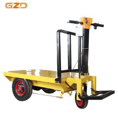 Electric Flatbed Trolley Heavy-Duty Powered Cart For Easy Material Handling