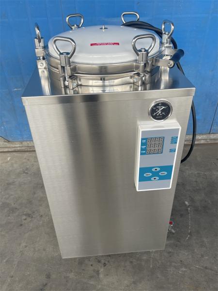 Esterilizador a Vapor de Pressão Autoclave 120L 150L Totalmente em Aço Inoxidável Vertical