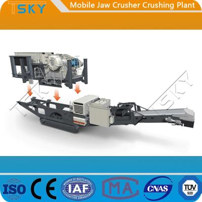 TS1142E710 80tph Mobile Jaw Crusher Plant