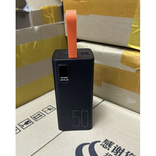 Mobile Wired Power Bank 30000mAh 50000mAh LED USB Fast Charging Portable Charger