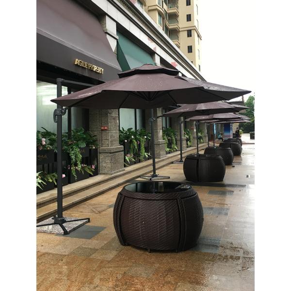 Modern Outdoor Furniture Garden Patio Set Customized Color Wicker Dining Chair Table Sets