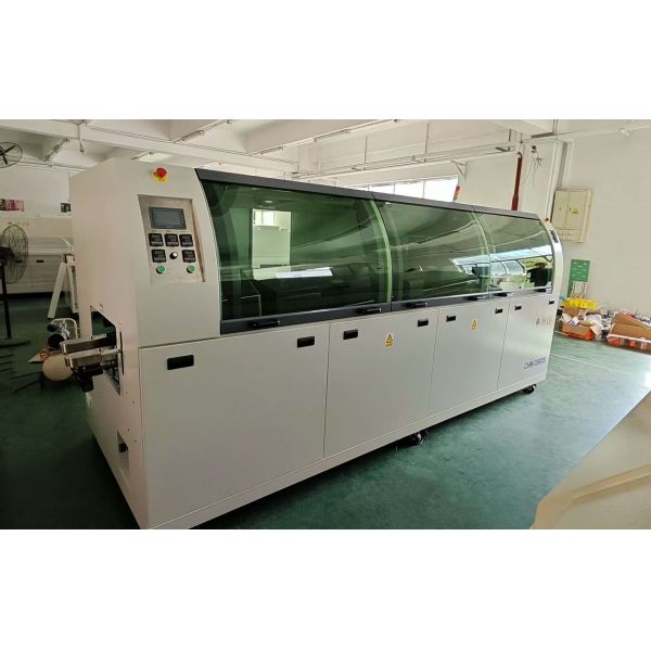 Lead-Free Wave Soldering Machine 250DS 300DS 350DS with Automatic Conveying for PCB DIP Production Line