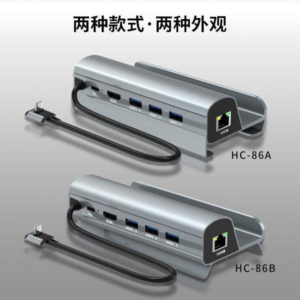 USB-узло быстрой передачи данных типа C с TF/SD-карточкой для легкой переноски