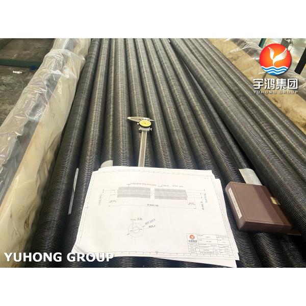 螺旋型フィンチューブ エクストルーズドフィンチューブ エアクーラー用