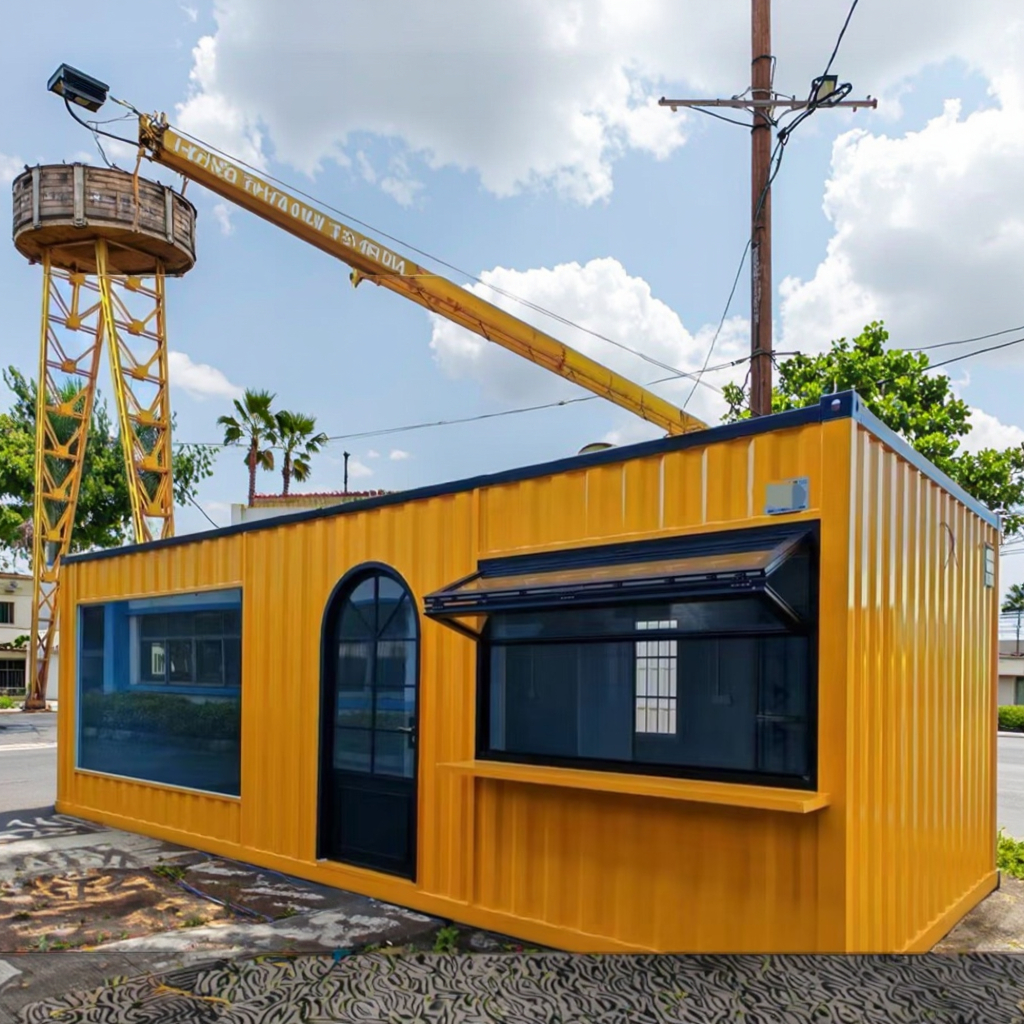 Modified Steel Shipping Container House Versatile Use for Office School Living Room Bedroom Apartment Workshop Bathroom