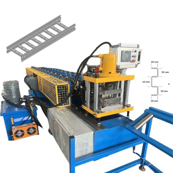 Indonésie Populaire 1.2-2.0mm Épaisseur Forme W Échelle Plateau de Câbles Machine de Formage de Rouleaux