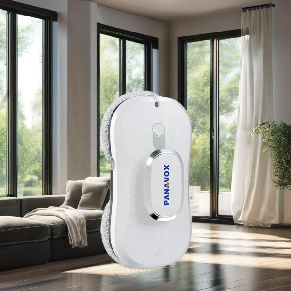 Language French Dutch Robot Window Cleaner High Rise 5 Mins/M2 Remote Window Washer