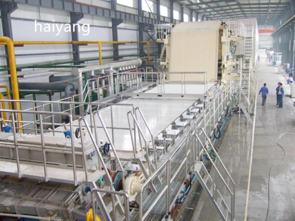 Linha de produção frente e verso Caron Box do rolo enorme do cartão