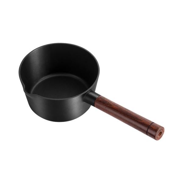 PFOA Free Aluminium Milk Pan 1.15KG Milk Warmer Pot With 22.5cm Handle