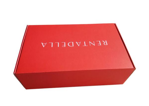 Luxury Red  Paper Gift Box , Corrugated Packaging Box For Hats / Decoration Packing