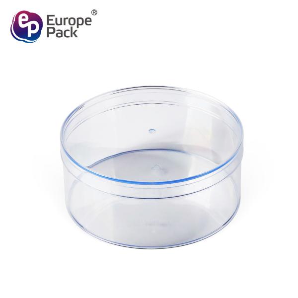 Food Packaging Boxes Hard Plastic Cracker Dessert Chocolate Candy Transparent Dessert Round Contain