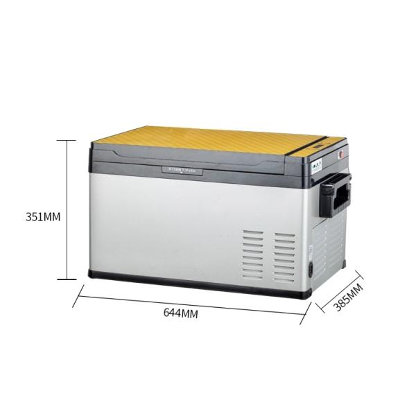 Холодильник автомобиля CFC свободный портативный, замораживатель холодильника 12V 30AH 50l портативный
