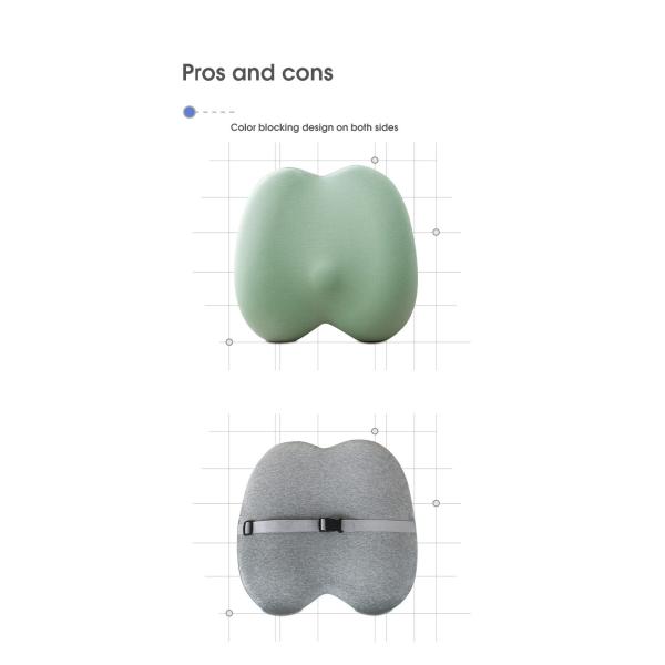 OBLONG Lumbar Cushion Memory Foam Back Rest Support Chair Cushion for Hotel Customize
