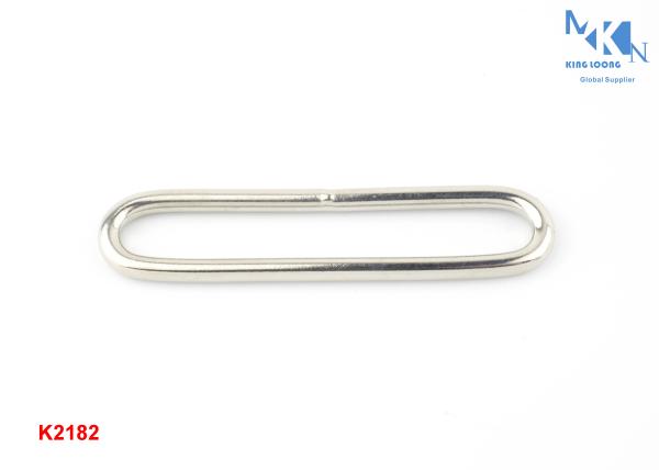 Rustproof Bag Hardware Metal Square Buckle For Handbags / Garments / Purse