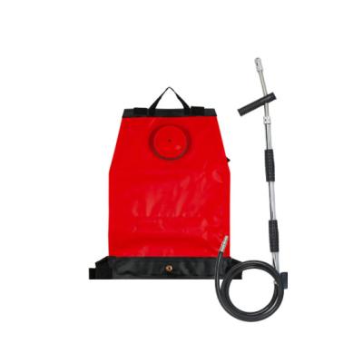 Mochila de combate a incêndio dobrável vermelha 20L Mochila para borrifador de água