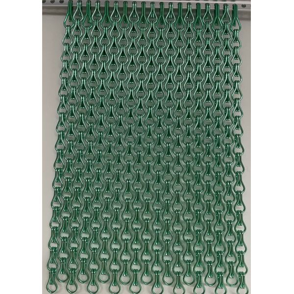 High Strength Aluminium Chain Fly Screen Designed to Meet Industrial Safety Standards