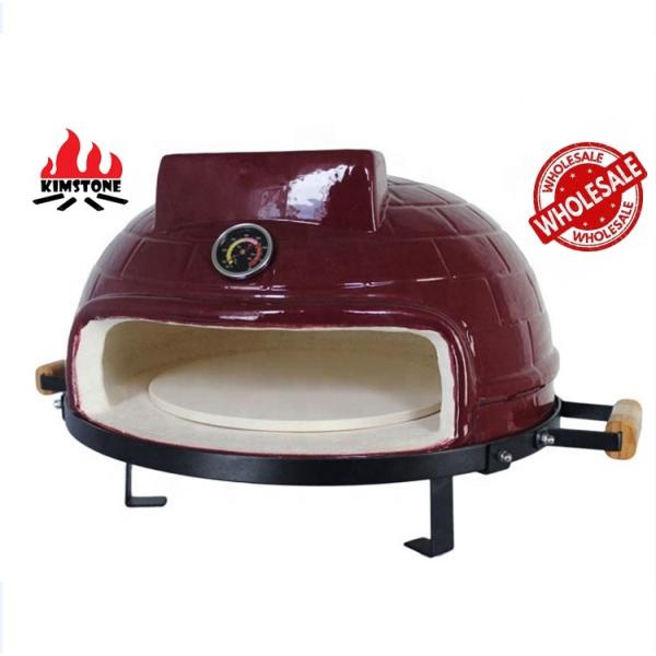 KIMSTONE 21 Inch Mini Outdoor Garden Portable China Wooden Burning Charcoal Pizzaofen Brick Pizza Oven Wood Fired Grill for Sale