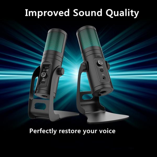 170mm*47.5mm Home Studio Microphone For PC Laptop Plug And Play