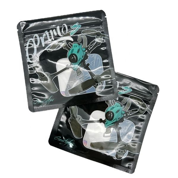 Custom Printed Drone Accessories Mylar Bags with Window | Heavy Duty 3 Sides Zipper Pouch for Electronic Parts Hardware Tool Industrial Packaging OEM