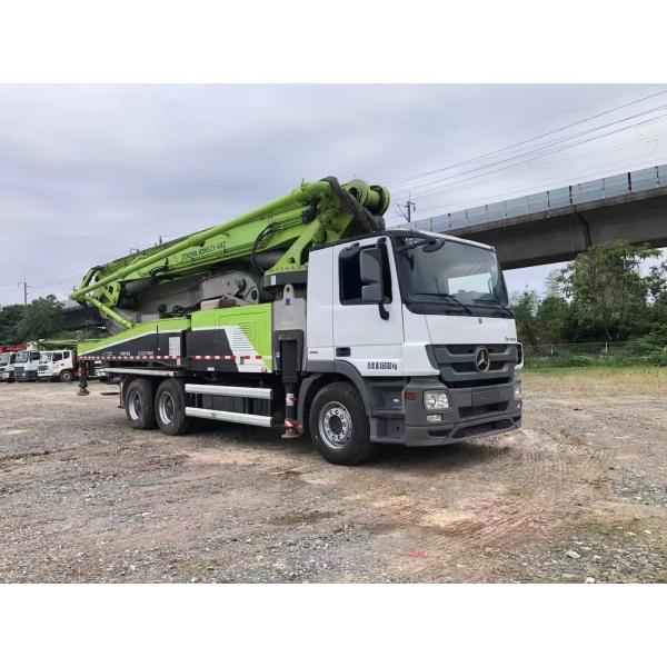 2019 ZLJ5351THBBE Zoomlion Конкретный насосный грузовик Подержанный 35000KG 51.2m Максимальная высота 11Mpa Конкретное давление