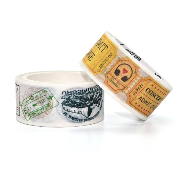 Красочная лента маскируя бумаги Adhevise собственной личности оптовой продажи DIY бумажной ленты Washi